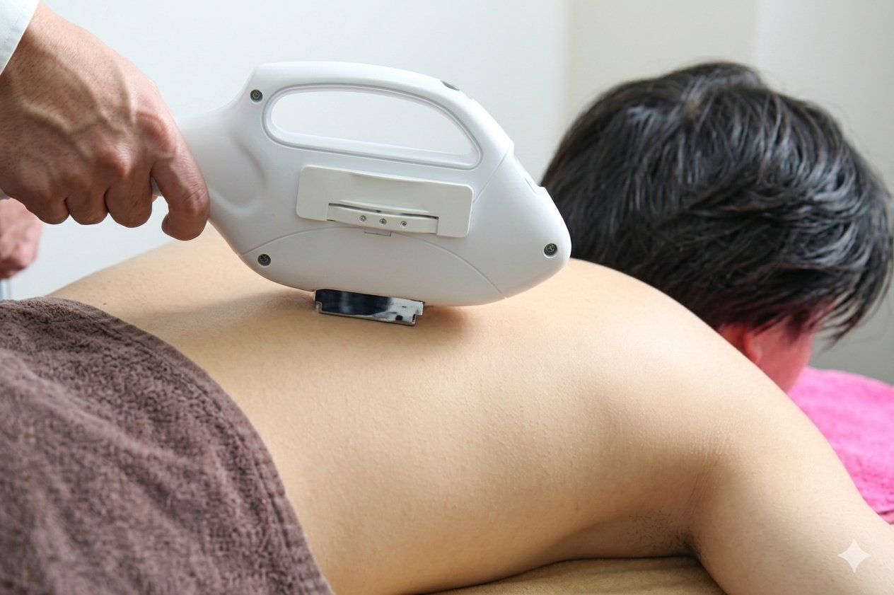 メンズ脱毛施術